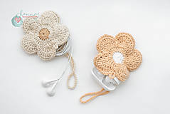 Na mobil - Púzdro kvietok na slúchadlá - 15802715_