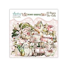 Papier - Mintay papierové výrezy Peony Garden - 15804187_
