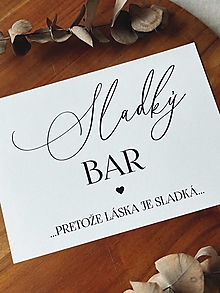Papiernictvo - Sladký bar A5 - Kartička - 15806178_