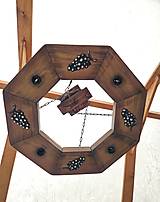 Svietidlá - Rustikalny luster koleso z masivu - 15806176_