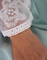 Náramky - Náramok s mesačným kameňom (gold filled) - 15804784_