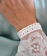 Náramky - Náramok s mesačným kameňom (gold filled) - 15804785_