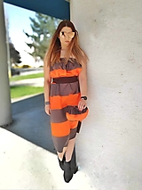Šaty - Brown & Orange zľava z 89 na 79 - 15806793_