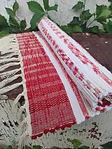Úžitkový textil - Ručne tkaný textil, prestieranie, 45x75cm - 15807007_