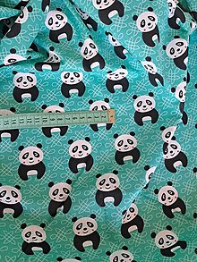 Textil - Bavlnené látky (pandy šírka 160 cm) - 15807710_