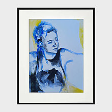 Grafika - Brooklyn girl - maľba - 15808013_