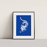 Grafika - White Tiger, fine art print. Limited edition. - 15808099_