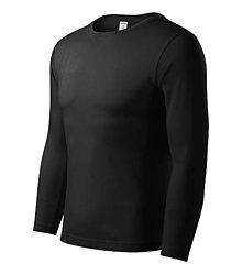 Polotovary - Unisex tričko PROGRESS LS čierna 01 - 15807032_
