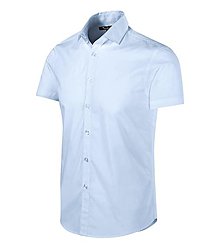 Polotovary - Pánska košeľa FLASH light blue 82 - 15807287_