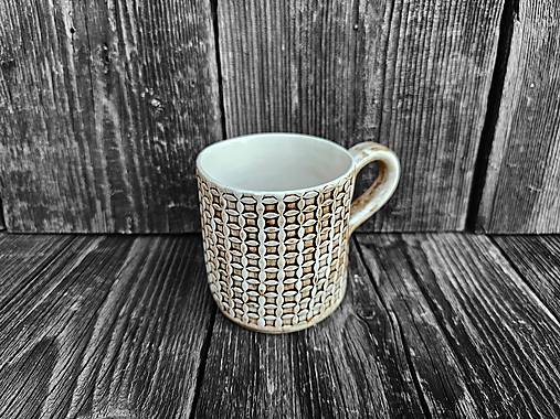 Nádoby - Hrnček Vzor 300ml (Béžová) - 15809296_