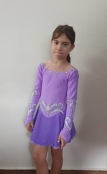 Detské oblečenie - Šaty na krasokorčuľovanie - 15811033_