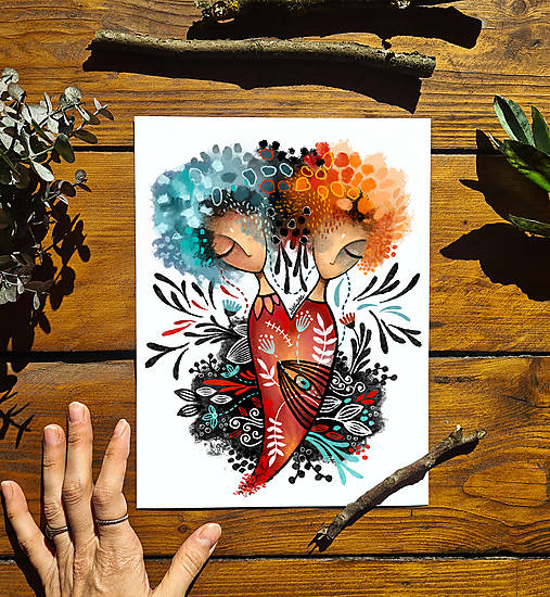 Grafika - Print Zrkadlenie - 15809267_