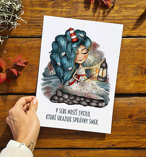 Grafika - Print Svetluška - 15809357_