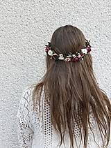 Ozdoby do vlasov - Kvetinový polvenček "šum lesných spomienok" 2 - 15812063_