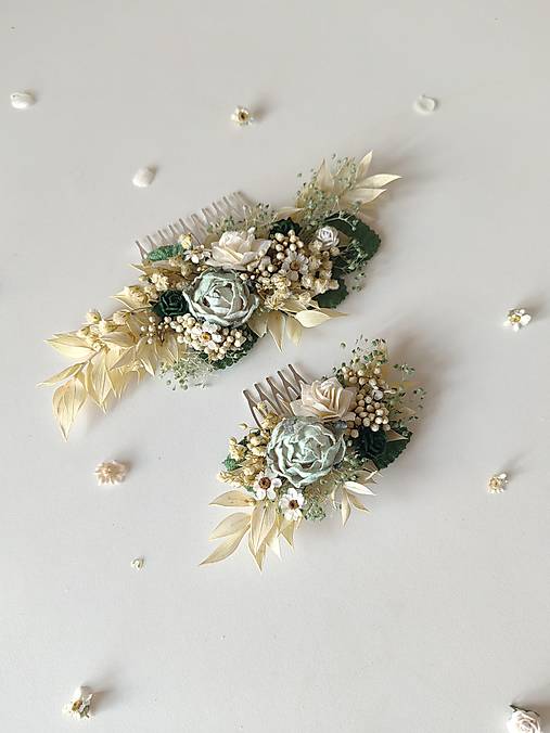 Kvetinový hrebienok "naša poézia" - dve veľkosti  (Malý hrebienok)