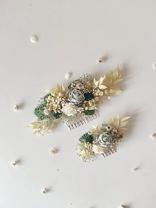 Kvetinový hrebienok "naša poézia" - dve veľkosti  (Malý hrebienok)