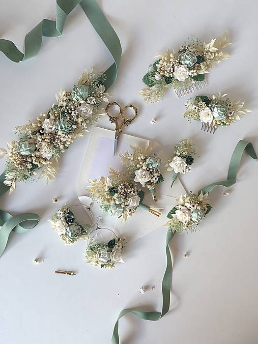 Kvetinový hrebienok "naša poézia" - dve veľkosti  (Malý hrebienok)