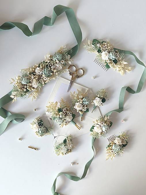 Kvetinový hrebienok "naša poézia" - dve veľkosti  (Malý hrebienok)