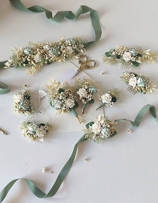 Kvetinový hrebienok "naša poézia" - dve veľkosti  (Malý hrebienok)