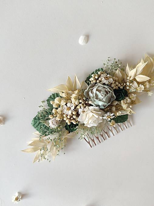 Kvetinový hrebienok "naša poézia" - dve veľkosti  (Veľký hrebienok)