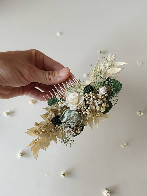 Kvetinový hrebienok "naša poézia" - dve veľkosti  (Veľký hrebienok)