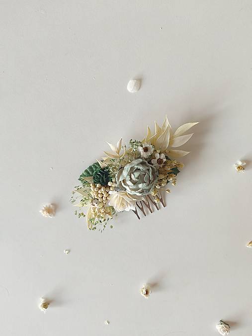 Kvetinový hrebienok "naša poézia" - dve veľkosti  (Malý hrebienok)