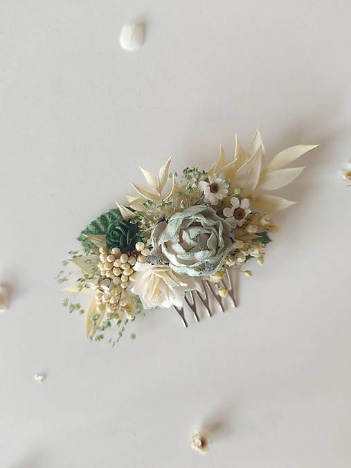 Kvetinový hrebienok "naša poézia" - dve veľkosti  (Malý hrebienok)