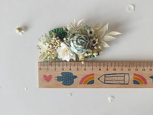 Kvetinový hrebienok "naša poézia" - dve veľkosti  (Malý hrebienok)