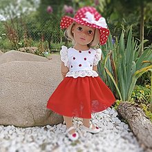 Hračky - Oblečenie s klobučikom pre bábiku Gotz v.50 cm - 15814234_