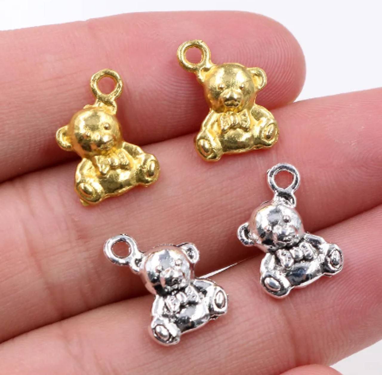 PR102 Prívesok macko 1,5 x 1,1 cm