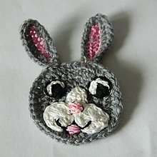 Materiál ručne robený - Kvietky s perličkami (Zajko Bunny) - 15812384_