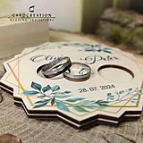 Prstene - Tanierik na prstienky - 19773W - 15813318_