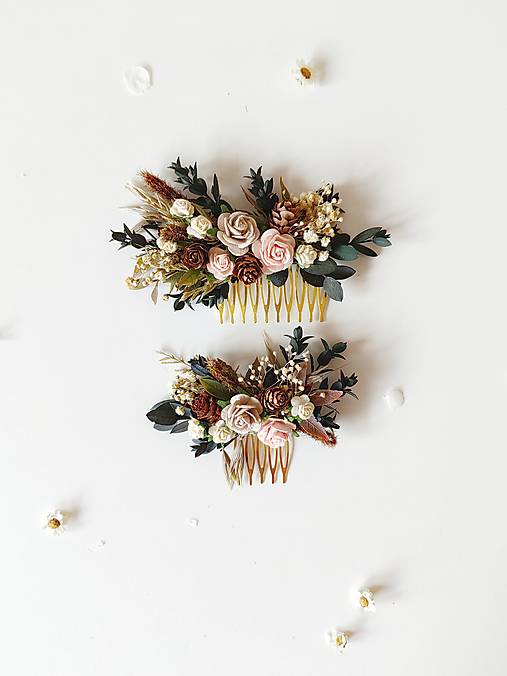 Kvetinový hrebienok "lesný vánok"  - dve veľkosti  (Väčší hrebienok)