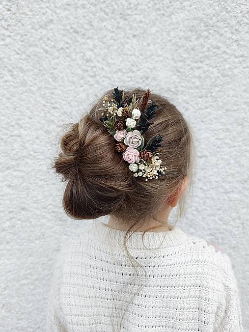 Kvetinový hrebienok "lesný vánok"  - dve veľkosti  (Väčší hrebienok)