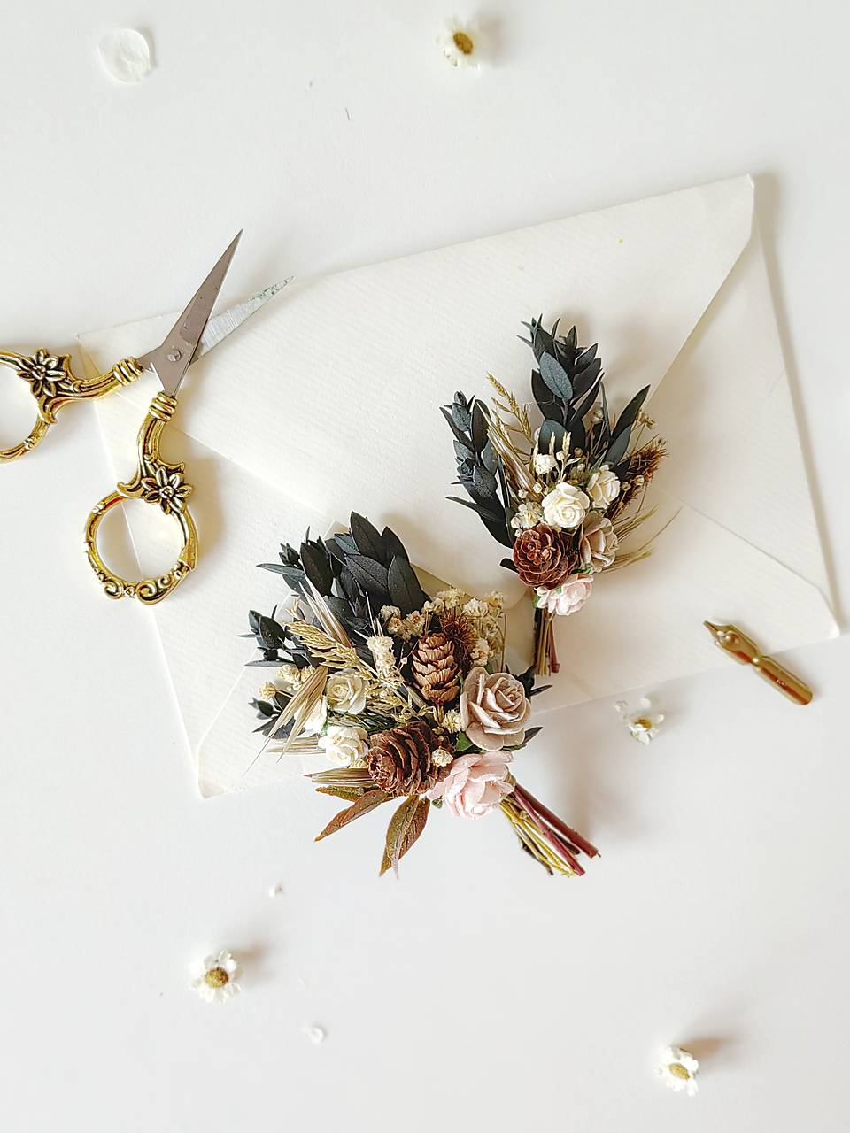 Svadobné pierka "lesný vánok" 