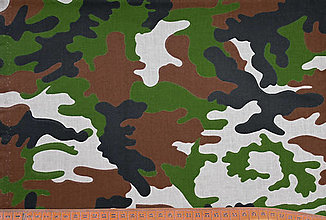 Textil - Zelená Maskáčová 80x150 cm - 15814753_