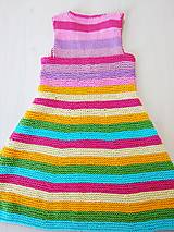 Detské oblečenie - Veselé pletené šatočky - 15815533_