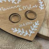 Prstene - Podnos na prstienky Srdiečko - 004 - 15818408_