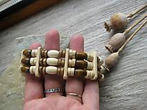 Pánske šperky - Pánsky drevený náramok hrubý pružný - 15819910_