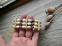 Pánske šperky - Pánsky drevený náramok hrubý pružný - 15819952_