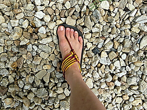 Ponožky, pančuchy, obuv - Barefoot sandále Chrabromilské - 15820261_