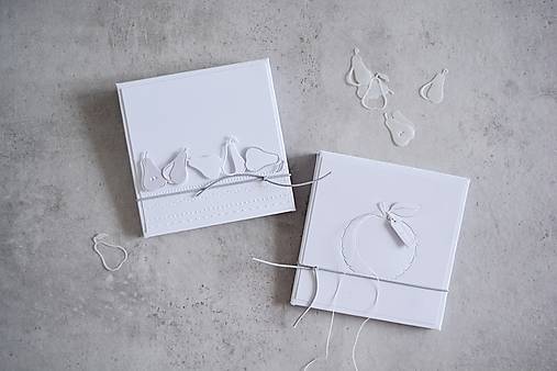 Papiernictvo - Minialbum/leporelo - jabĺčko/hrušky - 15820726_