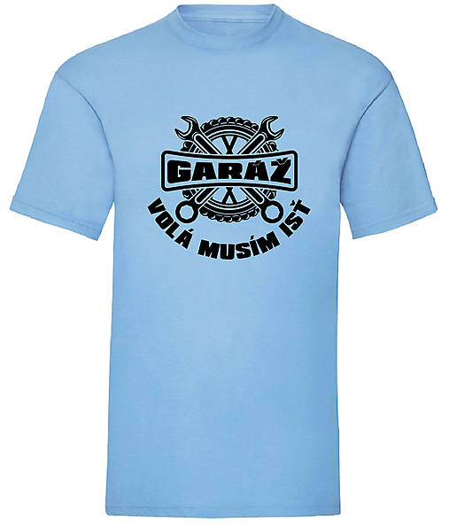 Pánske oblečenie - Garáž volá - automechanik (M - Modrá) - 15821982_