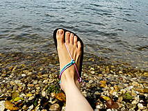 Ponožky, pančuchy, obuv - Barefoot sandále Jednorožec (Základný úväz) - 15820653_