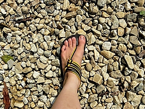 Ponožky, pančuchy, obuv - Barefoot sandále Bifľomorské - 15822055_