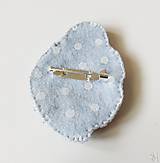 Brošne - Handmade šitá korálková brošňa pre znamenie zverokruhu - vodnár - 15822997_