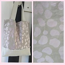 Veľké tašky - Ľanovo/Bavlnená taška #Metráž-materiál - 15823186_