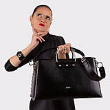 Veľké tašky - Kožená luxusná veľká kabelka MARIMA - 15824635_