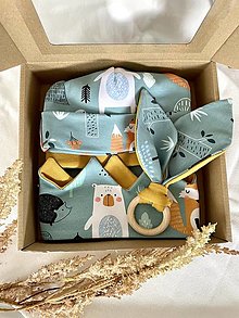 Detské čiapky - Darčekový baby box- menší - 15823256_