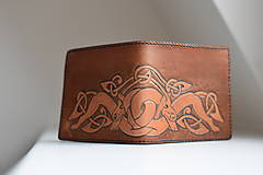 Pánske tašky - Peňaženka s keltským motívom - 15824132_
